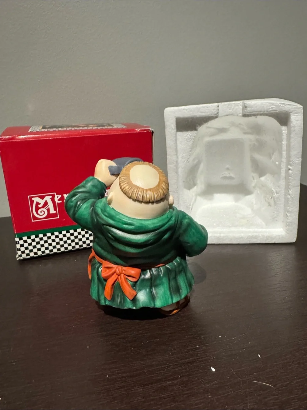 Dept 56 Merry Makers “Garrison the Guzzler” Porcelain Figurine-Original Box